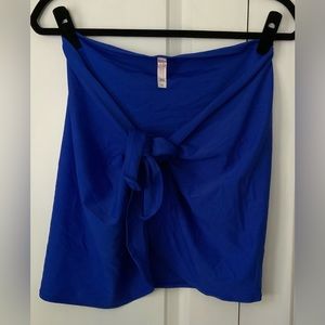 VS bright blue swim coverup